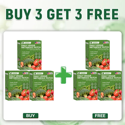 🥦 Tienda Oficial | El parche metabólico diario de vegetales IOWOL® utiliza extractos orgánicos de 39 verduras y vegetales verdes para apoyar la desintoxicación, la digestión y la energía diaria.