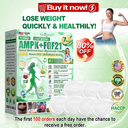 👩‍⚕️🎁𝐆𝐄𝐄𝐋𝐄𝐌𝐎𝐍® 𝐌𝐨𝐫𝐢𝐧𝐠𝐚 · 𝐀𝐌𝐏𝐊+𝐅𝐆𝐅𝟐𝟏 𝐍𝐚𝐧𝐨 𝐌𝐢𝐜𝐫𝐨𝐧𝐞𝐞𝐝𝐥𝐞 𝐏𝐚𝐭𝐜𝐡🇺🇸 (Just once a day, visible changes in 7 days) ✅ For obesity, loose skin, diabetes, and more.